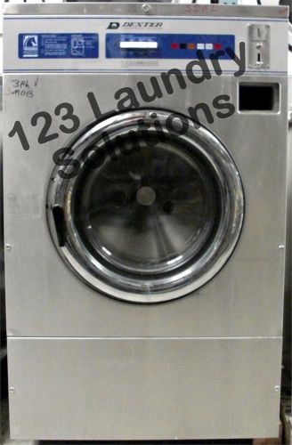 Dexter 3-phase front load washer 208-240v stainless steel wceb4k used for sale