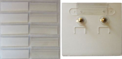 Earring Card Converters (pkg of 10) 1-1/2 x 1/2 in. - great for Jewelry Advisors