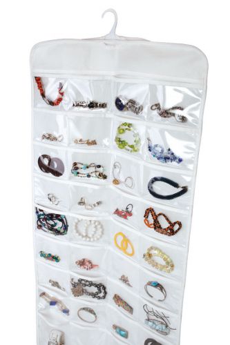 Jewelry Display Jewelry Organizer Earring Holder 72 Pockets. End Tangles.