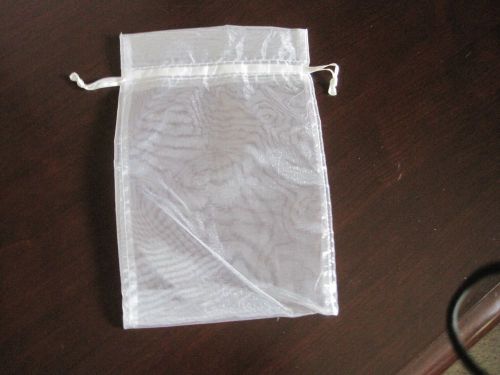 Jewelry Pouches, Sheer White Organza