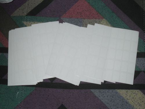 520 BLANK GARAGE YARD SALE RUMMAGE STICKERS PRICE LABELS WHITE C/ MY OTHER ITEMS