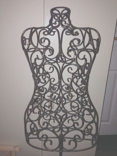 Iron SCROLLS MODEL DRESS FORM Mannequin with STAND