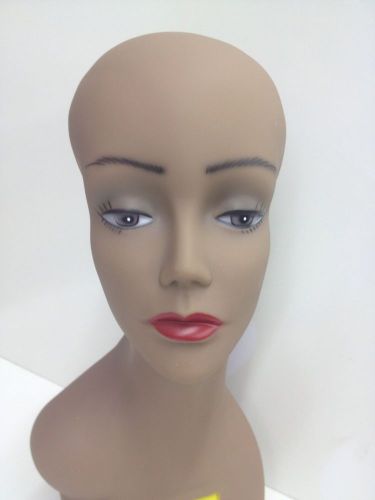 New Alien MANNEQUIN HEAD DISPLAY WIG HOLDER PLASTIC PVC 18&#034; TALL It&#039;s A Wig #11