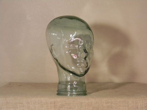 Heavy Clear Class Mannequin Head for Display - Hats Wigs