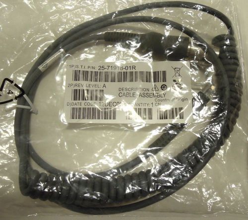 Lot of 10 Symbol 25-71918-01R 9&#039; USB COILED EXTENDED CABLE LS34XX TO VC5090 NEW!