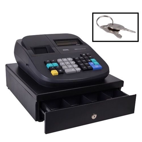 Royal 500dx electronic dual lcd cash register 999 plus black for sale