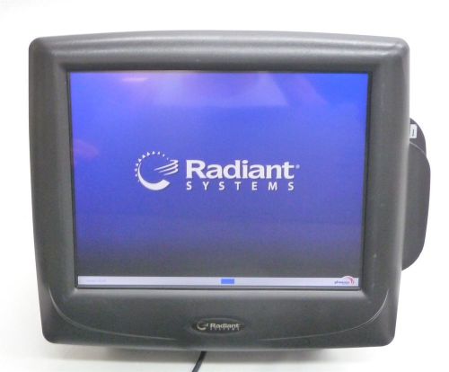 RADIANT P1520-0114-BA ALL-IN-ONE POS 15&#034; LCD TOUCHSCREEN TERMINAL +P703 DISPLAY