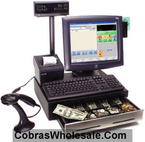 4x station point of sale system pos restaurant deli pizza cafe rpe pcamerica new for sale