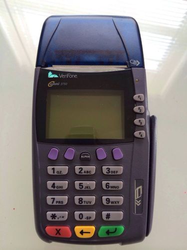 Verifone omni 3750 credit card terminal  no power cord great condition for sale
