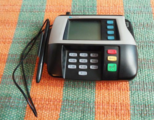 Verifone MX830 Credit Card Terminal with Blue Cable &amp; Power Supply- ALL FOR ONE!