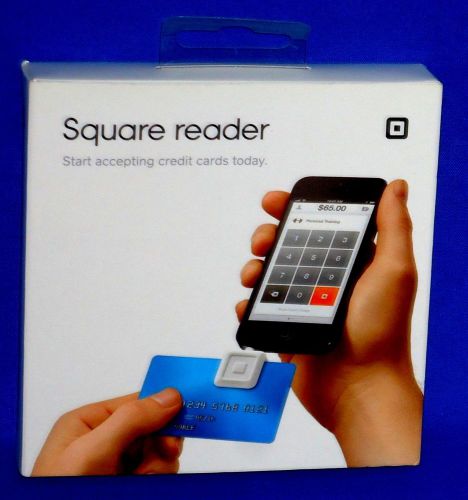 Brand New White Model Square Credit Card Portable Reader Apple or Android C012
