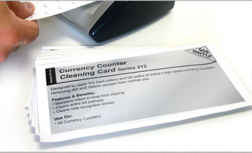 ACCUBANKER DetCleaningKit 6 AB Cleaning Cards NEW