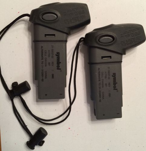 Symbol Barcode Scanner Rechargeable Ni-Cd Battery 21-55037-02 Lot Of 2