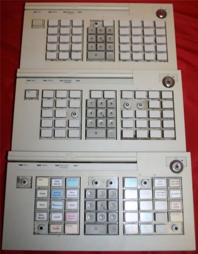 Lot of 3 ibm 92f6320 point of sale m7 keyboards for sale