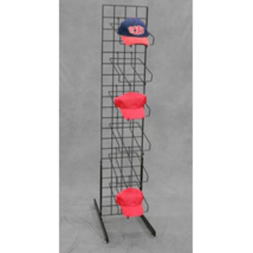 New Baseball Cap Hat Rack Floor Standing Display Tower Black