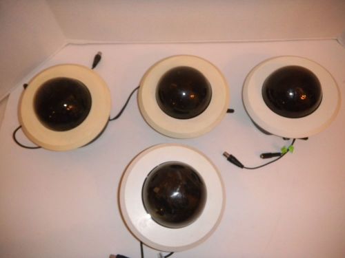 4 Wren 12V Mini-Globe w/ 3.5-8mm Auto-Iris Cameras &amp; Wires