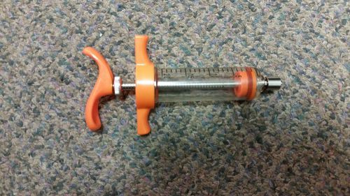 Ardes Nylon 20cc Livestock Syringe w/ Dosing Nut Vaccinators One Hand Operation