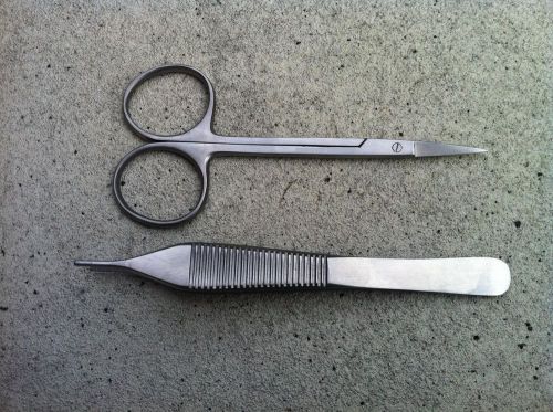 2 pcs dog ear suture kit surgical veterinary instruments for sale