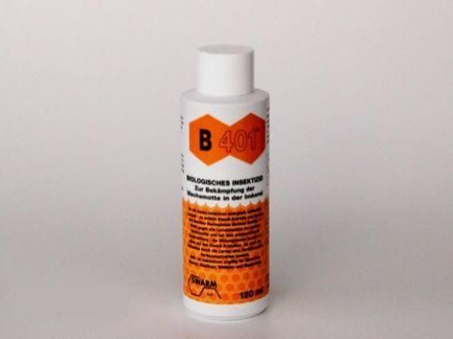 B401 - 100% efficacy against wax moth.
