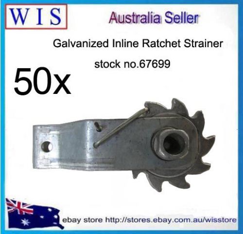 50xinline ratchet strainer for fence wire tensioning,heavy duty,galvanized-67699