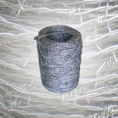 Galvanised barbed wire coil 200 meter livestock field paddock security fencing for sale