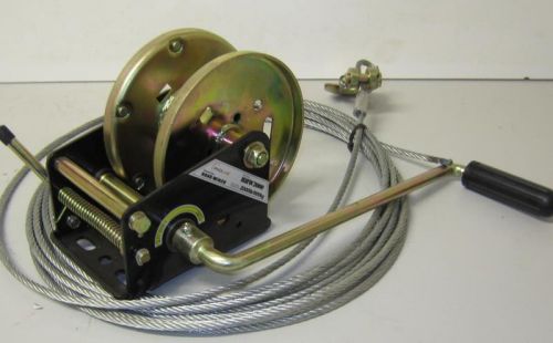Winch fitted 900 kg with ratchet brake  10 mt wire rope and hook for sale