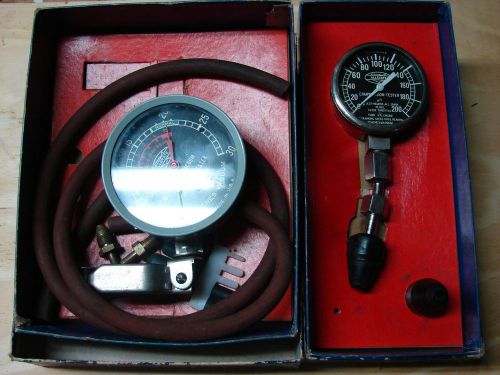 Vintage Allstate Compression &amp; Vacuum/Fuel Pump Test Gauges