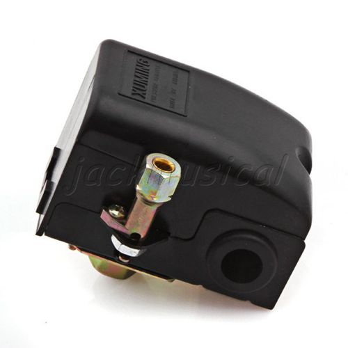 New 240v 1 port air compressor pressure control switch 95-125 psi w/on/off lever for sale