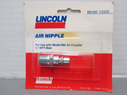 13329 lincoln air nipple 1/4&#034; male npt for sale