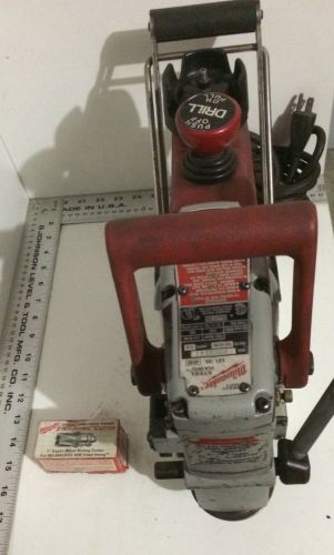 Milwaukee steel hawg 4245 magnetic drill press with quick-change tang drive