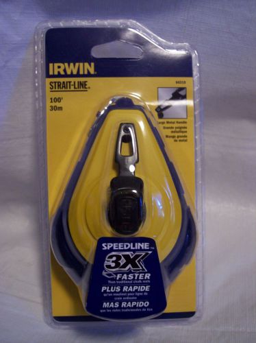 New irwin 64310 strait-line 100&#039;  30m speed-line fast retrieve chalk reel for sale