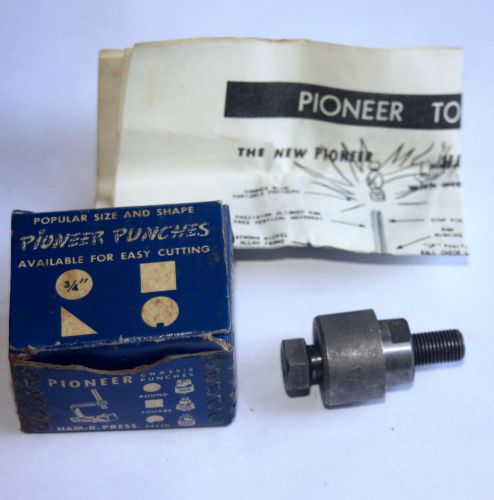 PIONEER 3/4&#034; Round  Punch Tool CR75~ Made in USA
