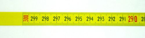 Metal Adhesive Backed Ruler - 1/2 Inch Wide X 3 Meters Long - Right - Metric