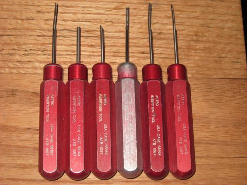 Astro ATB 1067 Insertion Tool Handles, Aviation Aircraft Tool, Lot of 6