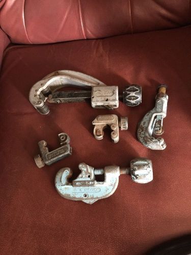 Assortment Of RIDGID PIPE CUTTERS Free Shipping!!