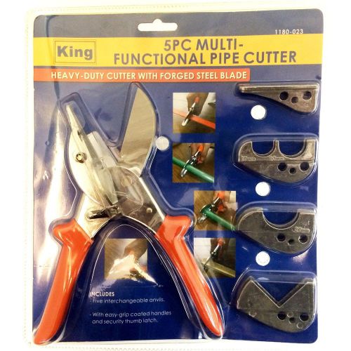 King, 5PC MULTI-FUNCTIONAL PIPE CUTTER, 1180-023, 6578071188003