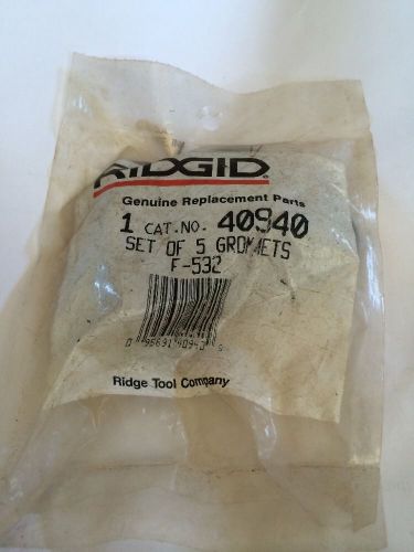 Ridgid 40940 set of 5 grommets free shipping for sale