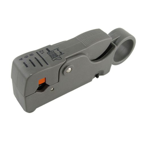 Gray Plastic Wire Stripper Tool for Coaxial RG Cable