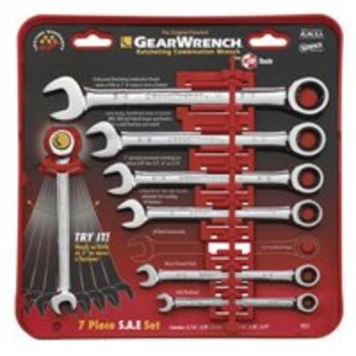 7Pc Sae Gearwrench Set APEX TOOL GROUP Wrench Sets 9317 082171093173