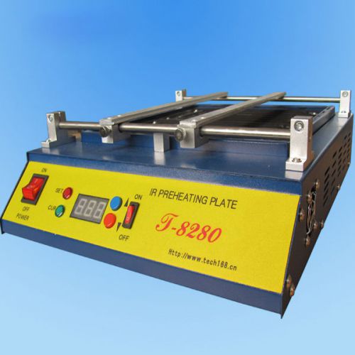 T-8280 infrared ir pcb preheater preheating oven 1600 w 280 x 270 mm for sale
