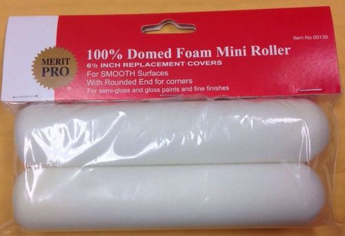 Merit Pro 00139 100% Domed Foam Mini Roller 6 1/2&#034;