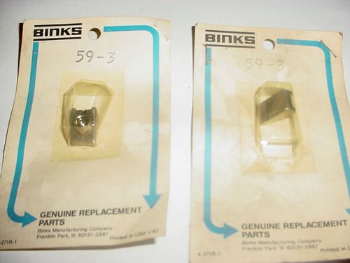 2 Binks thumb levers part no. 59-3 airless paint gun sprayer parts triggers