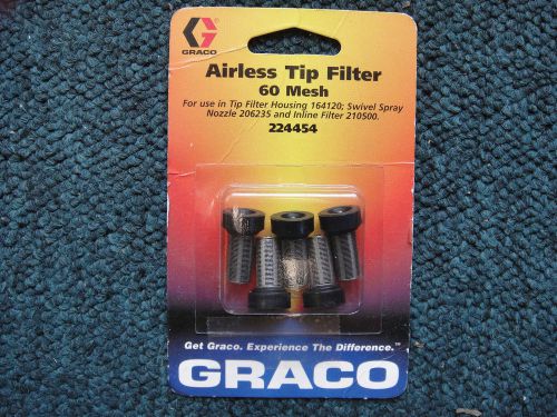 Graco 224454 airless tip filter, 60 mesh for sale