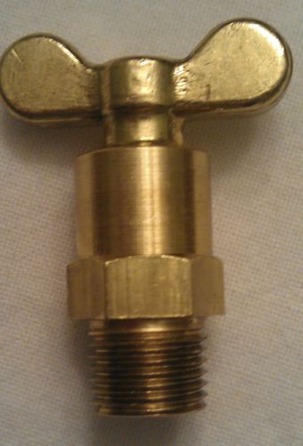 New Brass Drain Cock 1/8 inch NPT (Hit and Miss Engine)