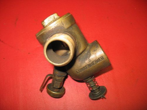 Hit Miss Gas Engine Lunkenheimer Brass Carburator 1&#034; Left Hand