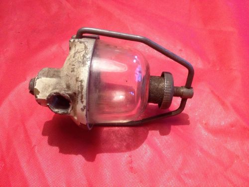 Glass bowl fuel filter small engine tillotson vintage for sale