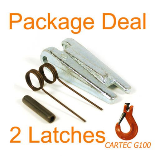 Cartec 5/8&#034; sling hook latch kit grade 100 - package of 2 for sale