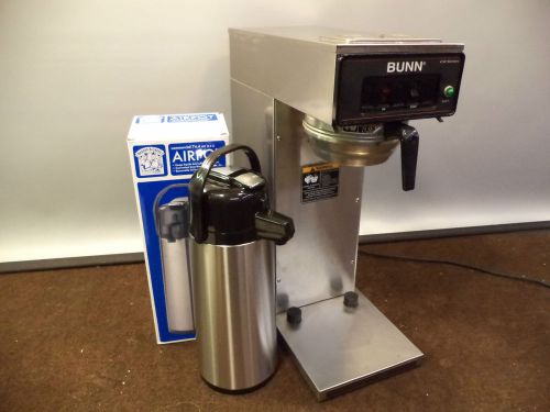 BUNN CWT15 COMMERCIAL COFFEE BREWER + NEW AIRPOT *** 115v
