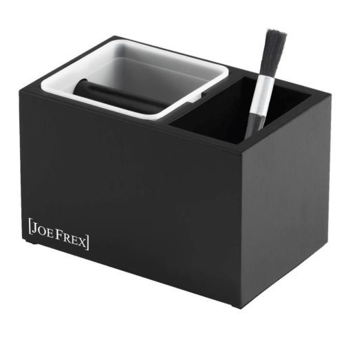 Joefrex knock box classic plus birch black and barista tools storage for sale