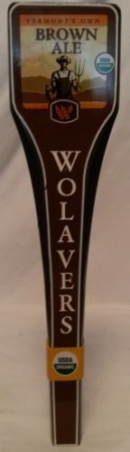 12 IN. VERMONTS OWN WOLAVERS BROWN ALE TAP HANDLE